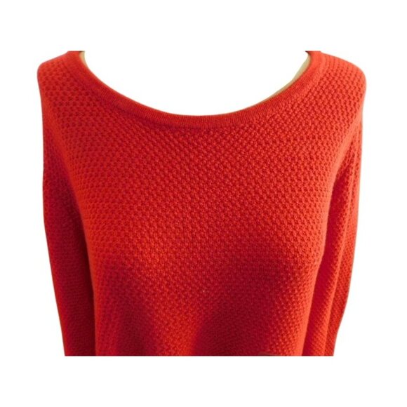 Macy's Charter Club Size 1X Plus Size Red Knit Sweater Top NWT - Picture 3 of 3